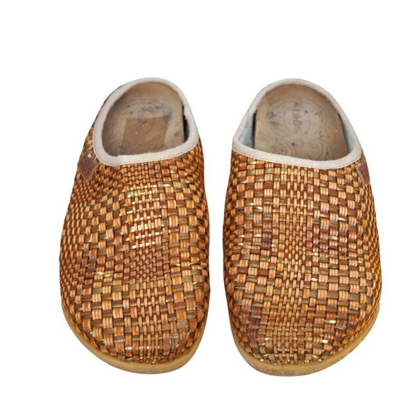 Taos Womens Primavera Woven Slip-On Clogs Size 38 7.5 US‎ - Picture 3 of 9